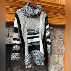 Desigual Multi-Colored Black Sweater